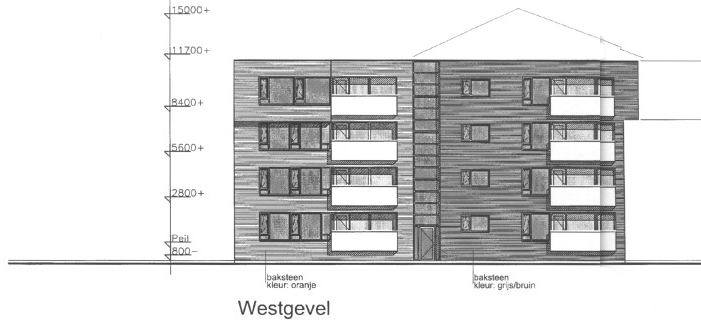 Tekening huur appartementen type-1